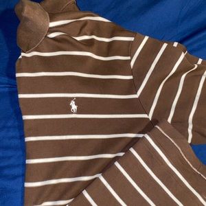 POLO by Ralph Lauren Brown and Beige striped